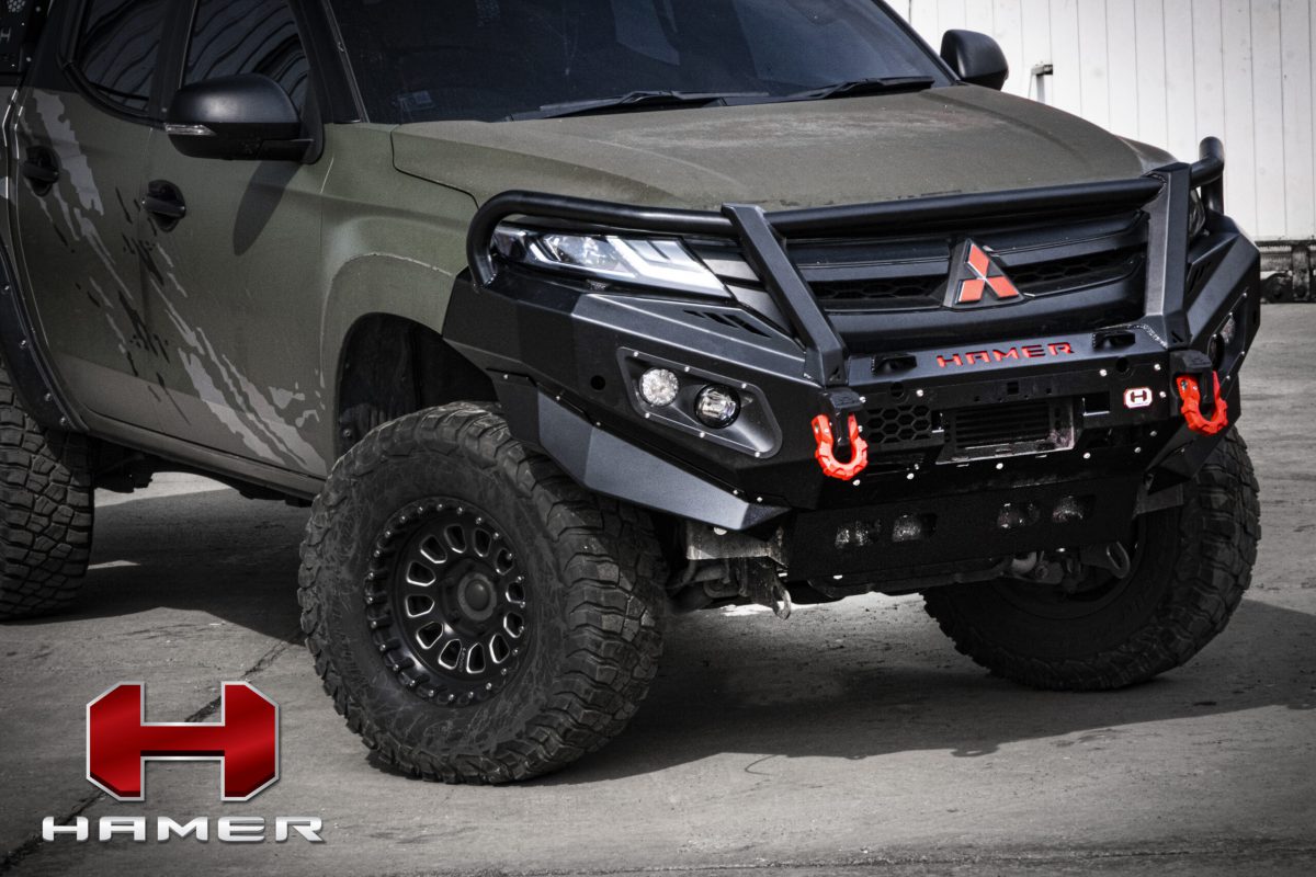 Mitsubishi Triton MR Series 2019-2024 Hamer King Plus Series Bull Bar - Image 2