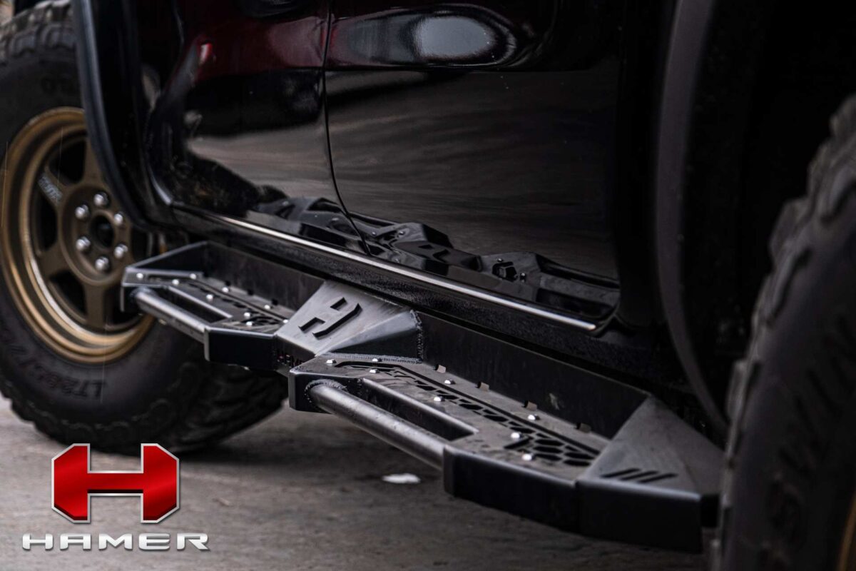 Isuzu D-Max/V-Crosss 2023+ Double Cab Hamer Shadow Side Steps