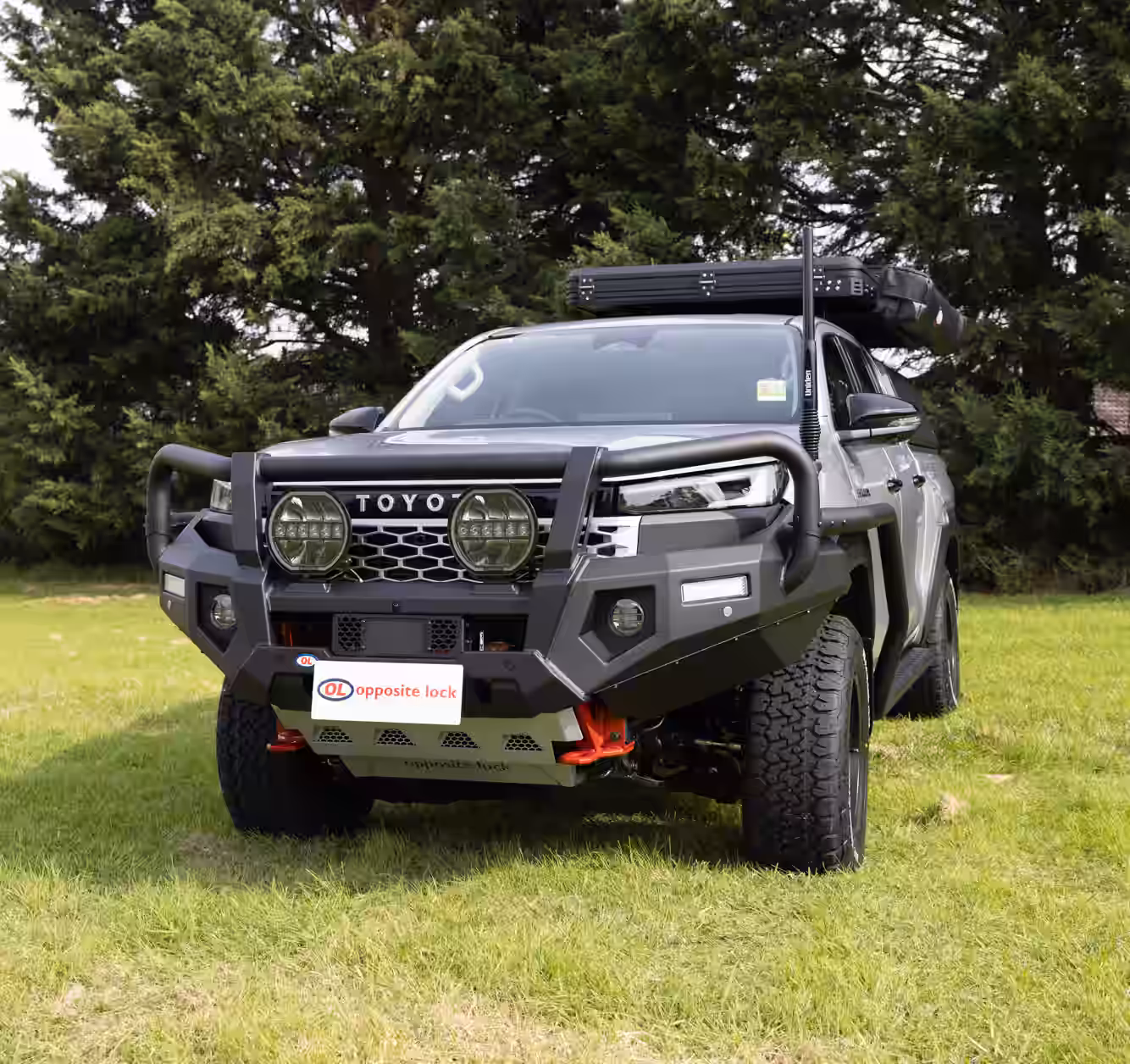 Toyota Hilux Travo 2026+ Opposite Lock Bull Bar - Image 2