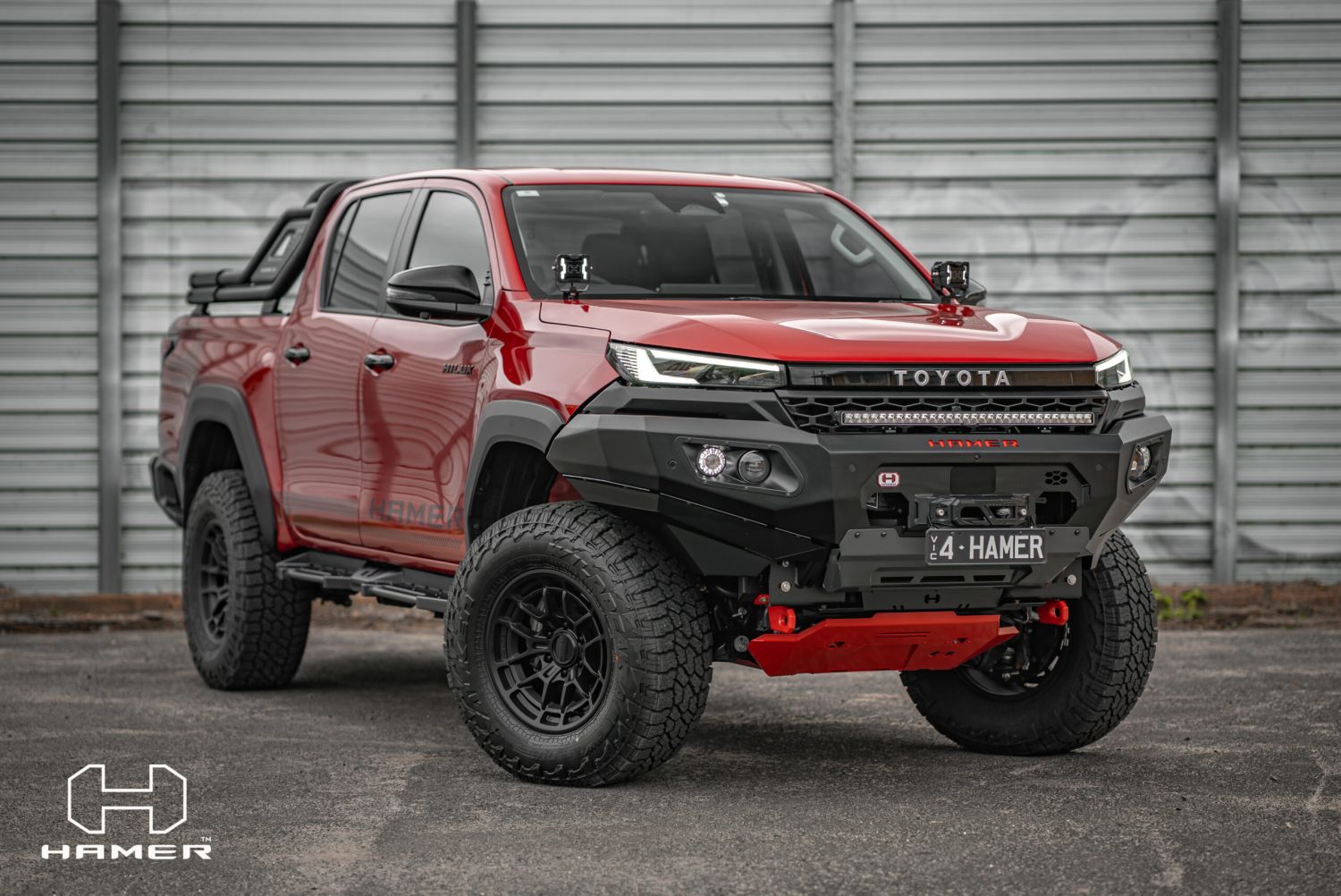 Toyota Hilux Travo 2026+ Double Cab Hamer Shadow Side Steps - Image 4