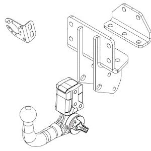 Toyota Land Cruiser 300 Series 2023+ Brink Detachable Towbar