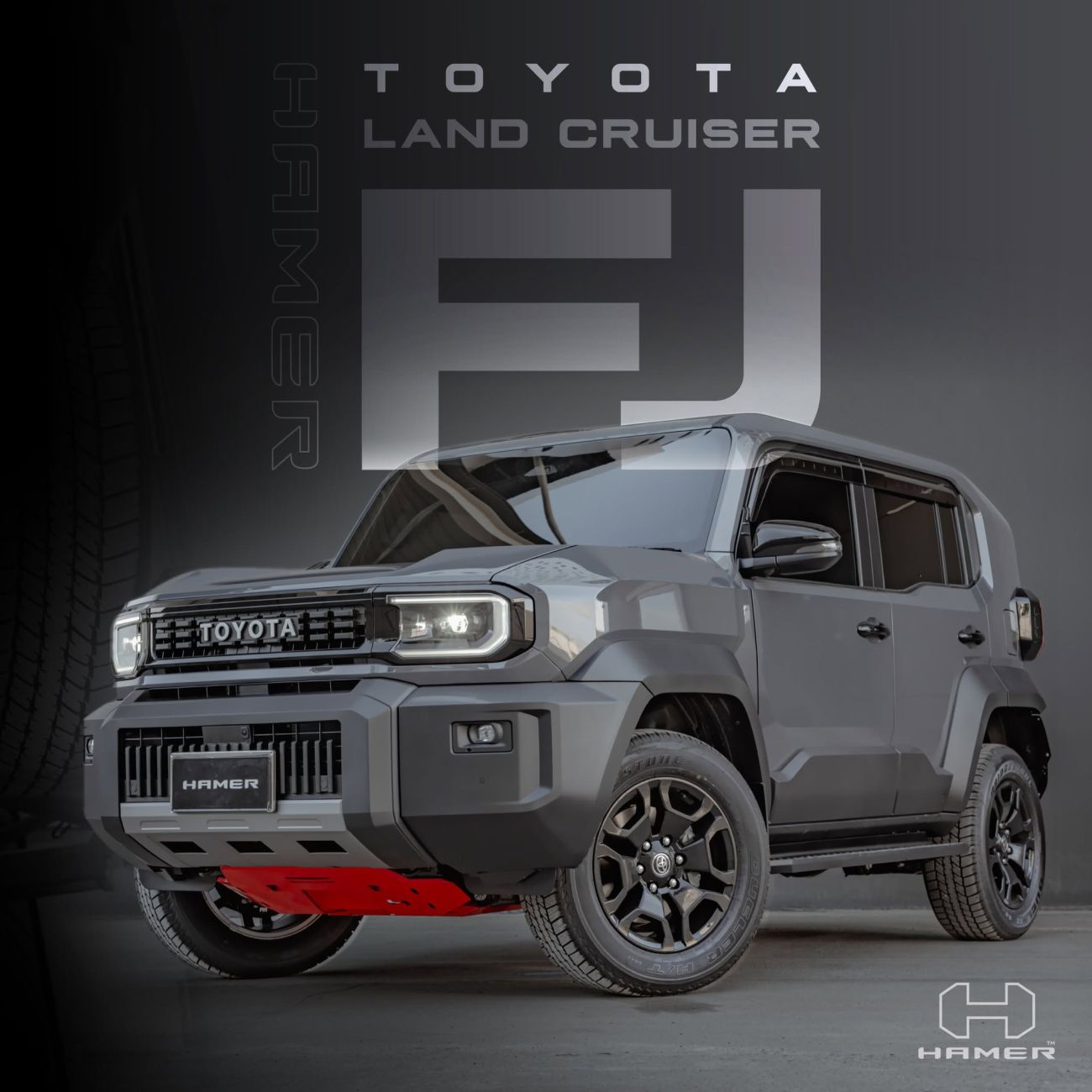 Toyota FJ Cruiser 2026+ Hamer 3 Piece Underbody Protection Plates - Image 3