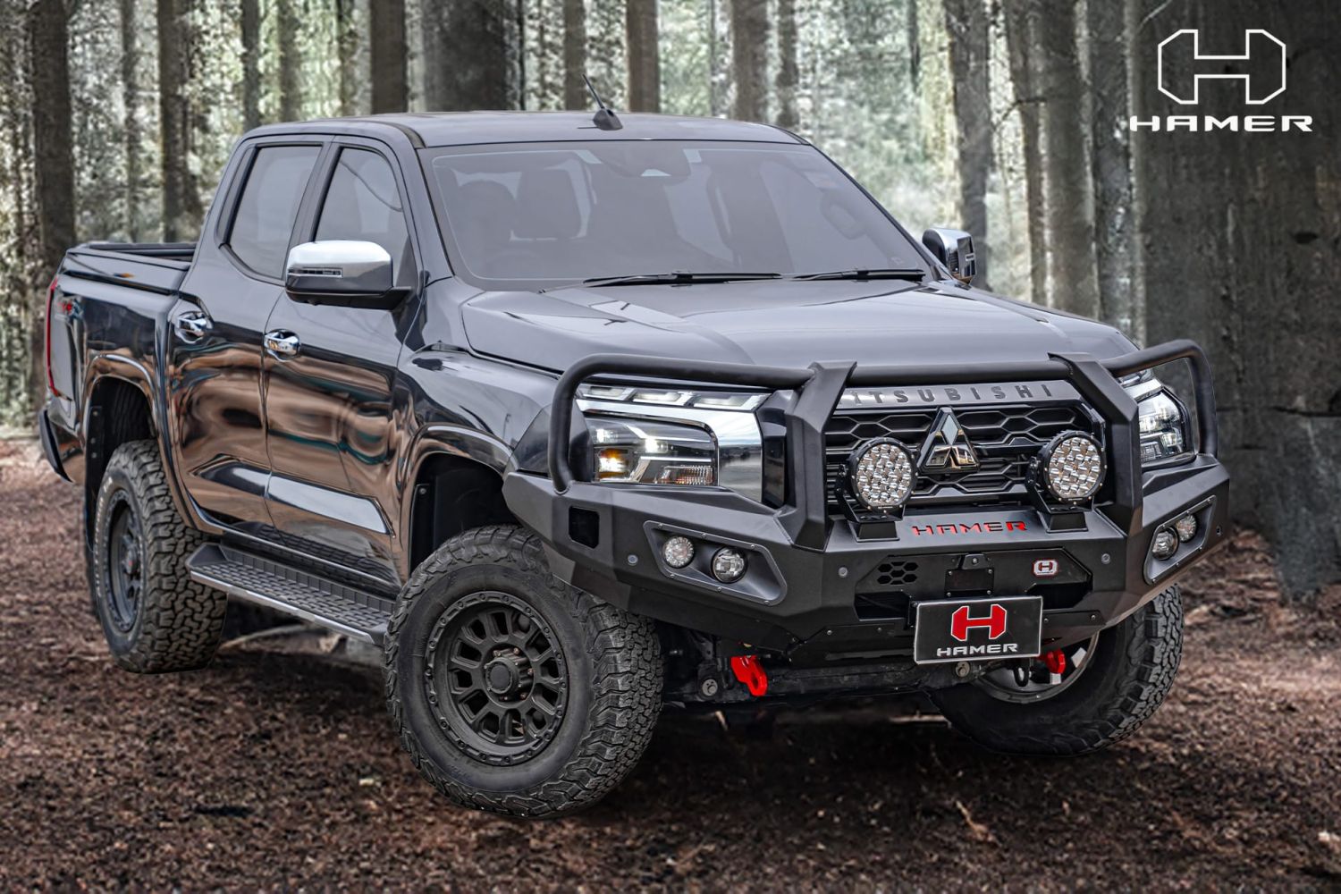 Mitsubishi Triton MV Series 2025+ Hamer King Plus Series Bull Bar - Image 3