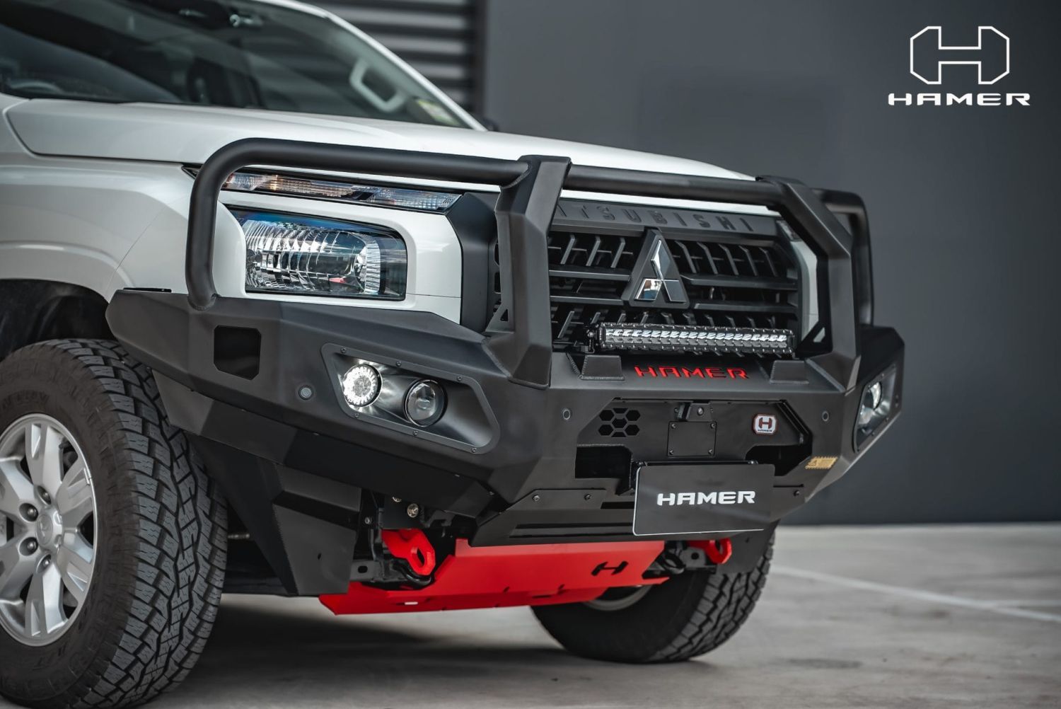 Mitsubishi Triton MV Series 2025+ Hamer King Plus Series Bull Bar - Image 5
