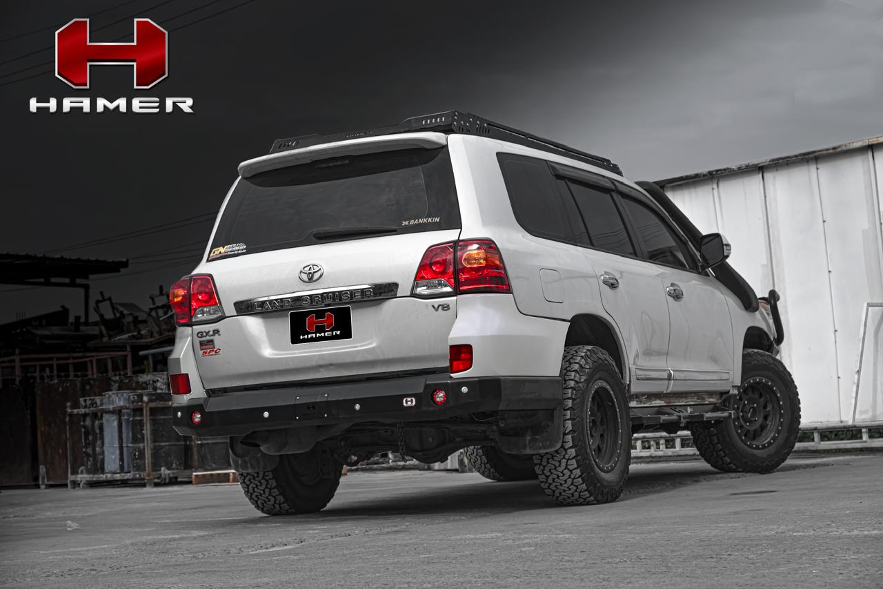 Toyota Land Cruiser 200 VX 2008-2020 Hamer Night Hawk Rear Bumper - Image 2