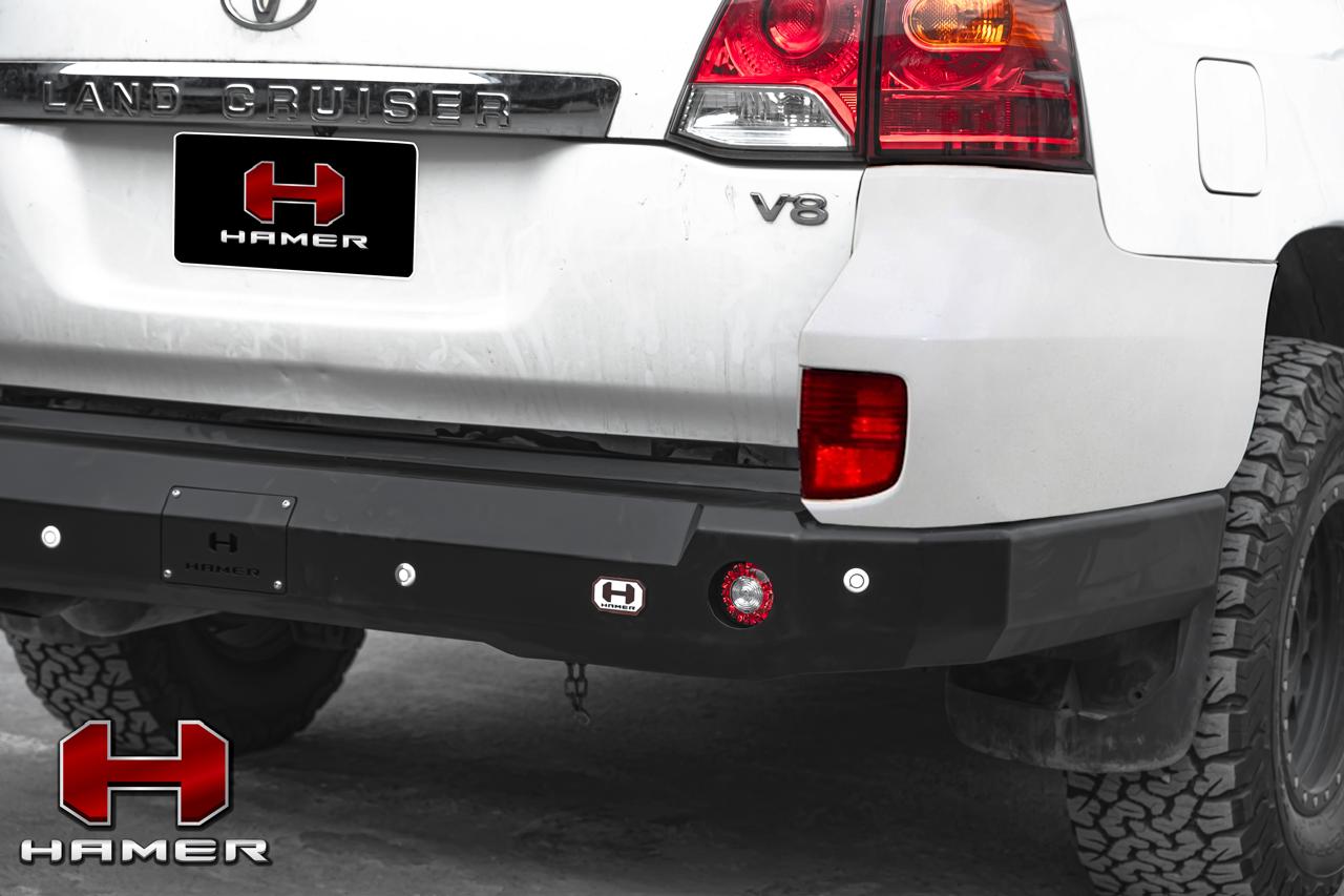 Toyota Land Cruiser 200 VX 2008-2020 Hamer Night Hawk Rear Bumper - Image 3