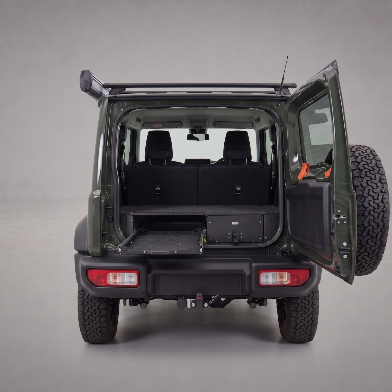 Suzuki Jimny GJ (3 Door) 2019+ Big Country Savute Single Drawer + Ammo Box Slider