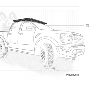 Ford Raptor/Ranger Next Gen 2023+ Eezi-Awn K9 Roof Rack