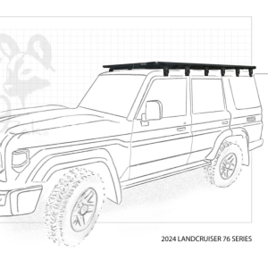 Toyota Land Cruiser 76 Series 2009+ Eezi-Awn K9 Roof Rack