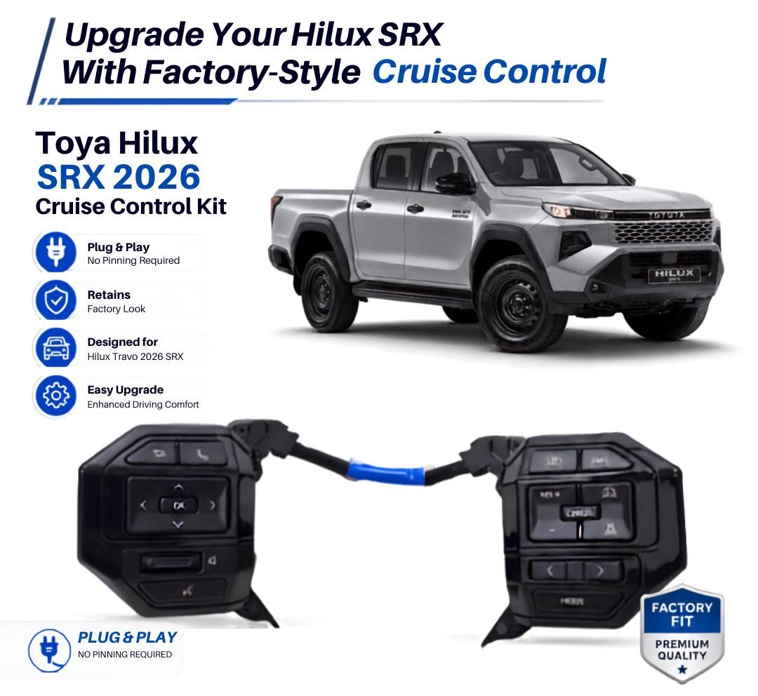 Toyota Hilux Travo SRX/FJ Cruiser 2026+ Auto Cruise Control Kit Plug & Play
